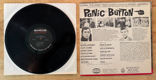 33 12" LP MOVIE SOUNDTRACK PANIC BUTTON JAYNE MANSFIELD - Picture 2 of 2