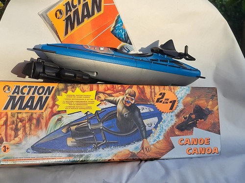 NoTinToy 1999 HASBRO-USA action figures ACTION MAN CANOE/CANOA mint in box. - Foto 12 di 22