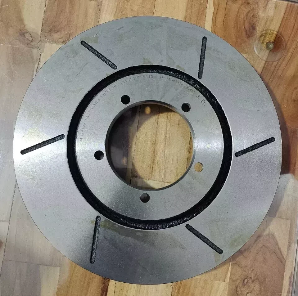 Front Brake Disc Rotor Fit For Mahindra Scorpio 2.2 Mhawk ABS 0603AB0210N - Image 2 of 4