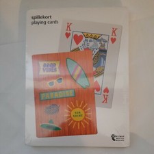 SPILLEKORT Playing Cards, Full Deck Oversized Standard Cards 11" x 8.5" NEW