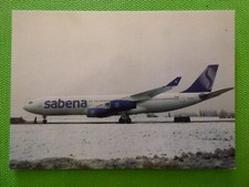 SABENA AIRBUS A 340 / AIRLINE ISSUE / CARTE COMPAGNIE