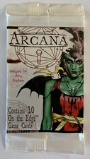 1995 On The Edge CCG TCG 🦇 Arcana Booster Pack NEW FACTORY SEALED Atlas Games
