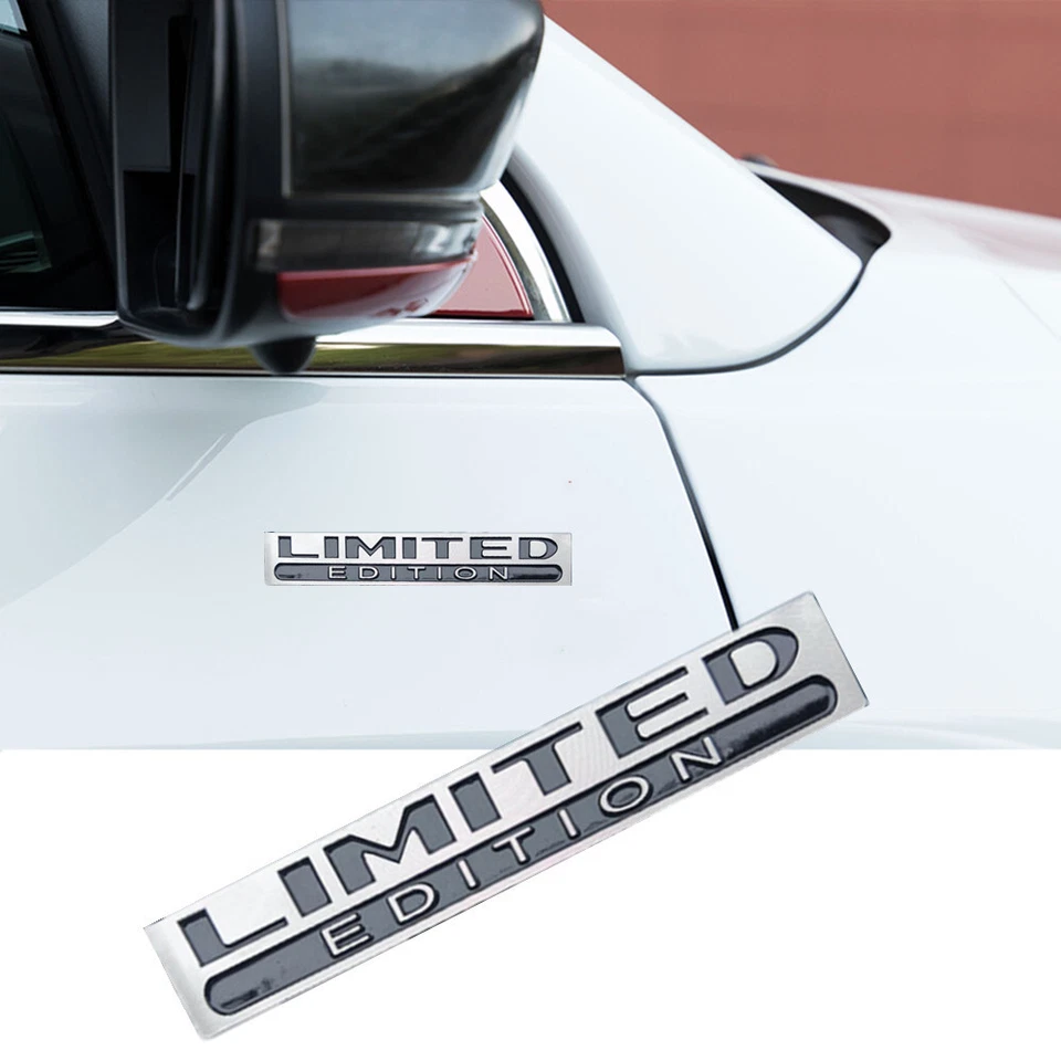 Calcomanías calcomanías calcomanías universales 3D edición limitada logotipo emblema cromo coche Foto 3 de 4