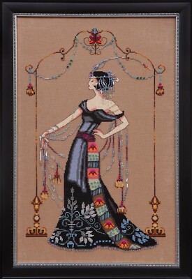 At The Met Cross Stitch Chart Pattern by Mirabilia Designs MD135 Nora Corbett