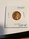 1945 D LINCOLN WHEAT PENNY CENT CHOICE EXTREMELY FINE