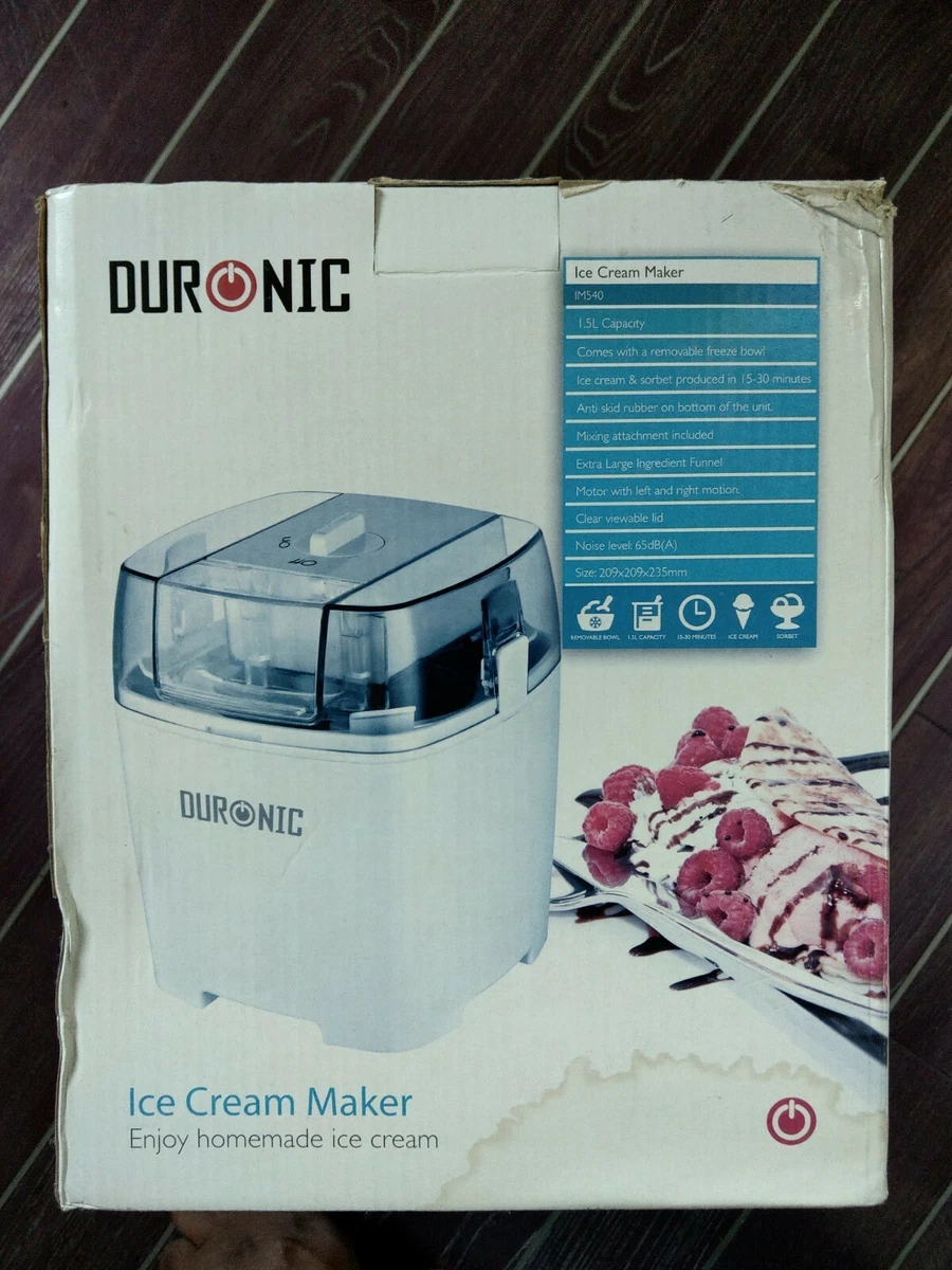 Duronic ice cream maker review hot sale