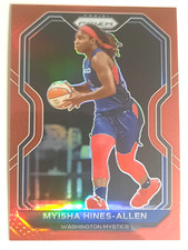 Myisha Hines-Allen 2021 WNBA Panni Prizm Red Refractor /299 Mystics
