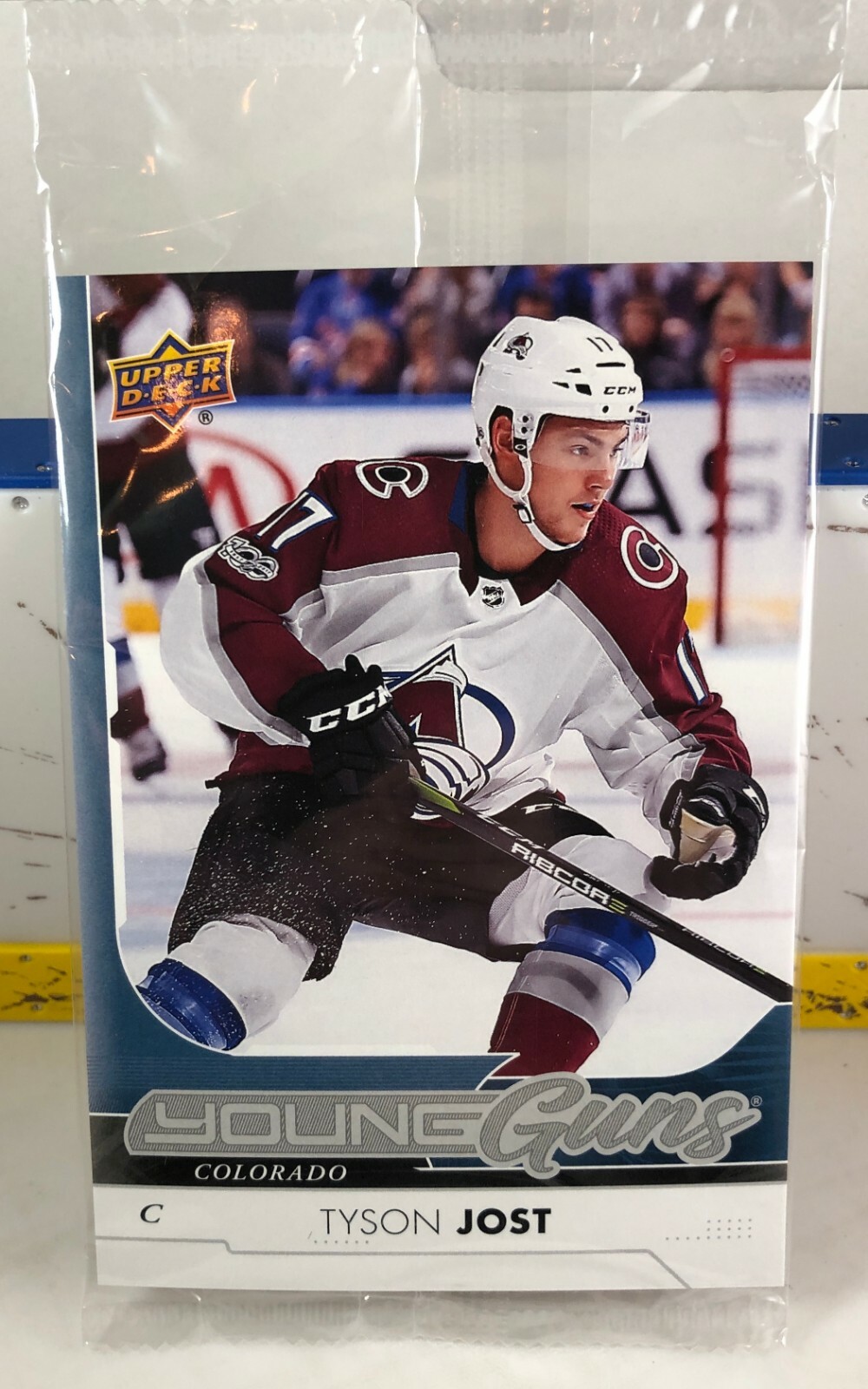 2017-18 Upper Deck Oversized #246 Tyson Jost Young Guns Avs