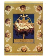 Postcards Vin Over-sized (3)Xmas.  All Unposted. See listing for details.  (318)