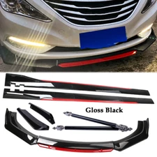 Front Bumper Lip Spoiler Splitter Side Skirt Body Kit For Hyundai Sonata