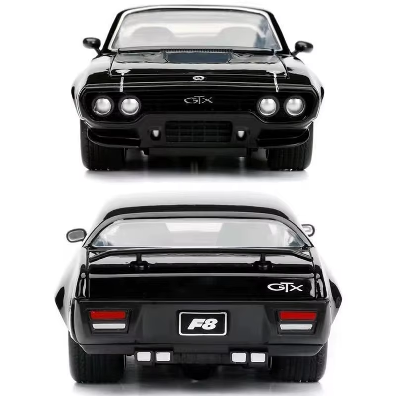 1:24 Plymouths GTX Alloy Metal Sports Car Model Diecast Muscle Race Car Supercar