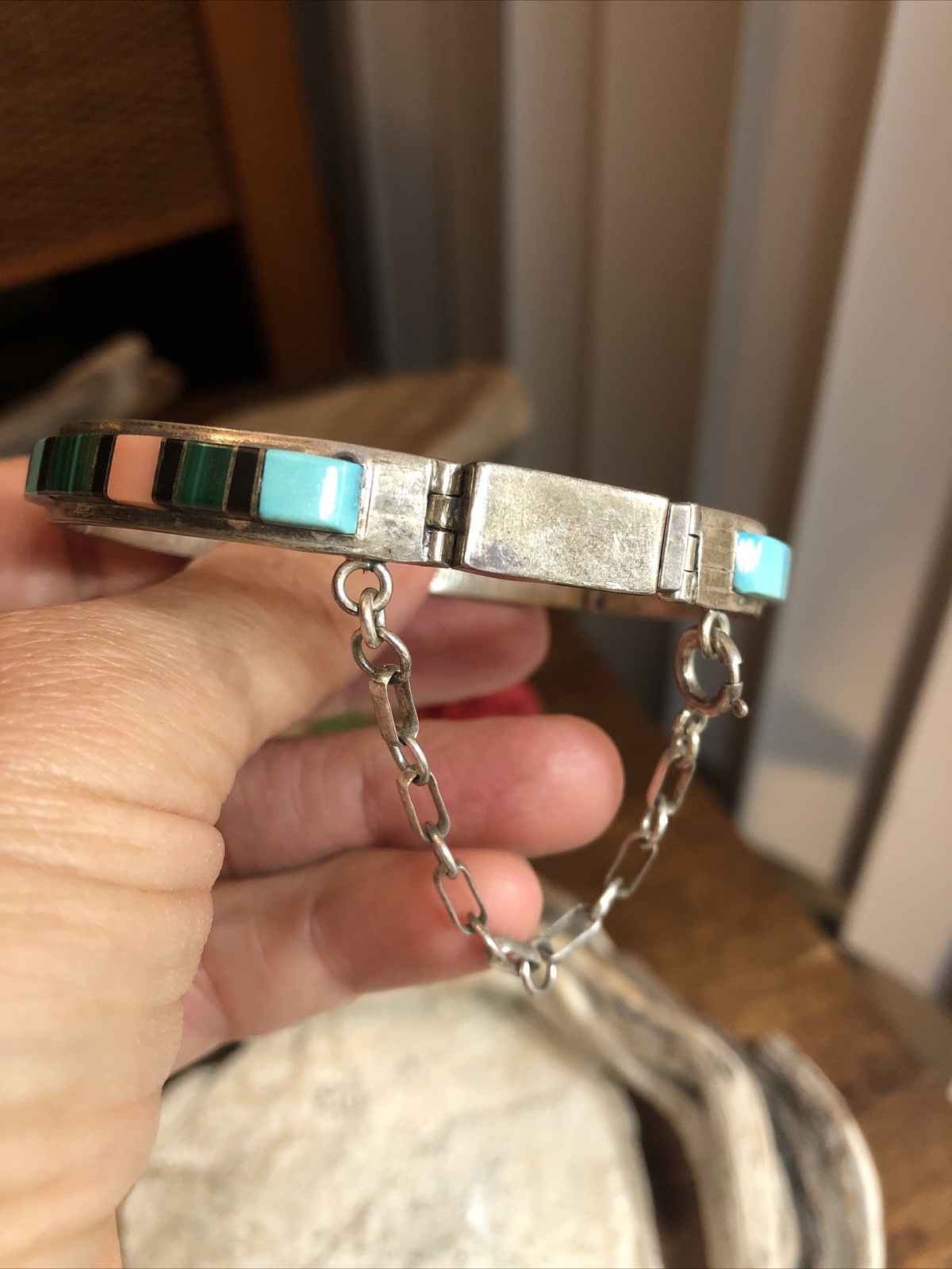 MARTIN  & ESTHER PANTEAH ZUNI Sterling Coral Mala… - image 4