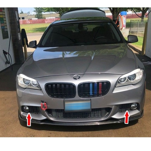 Fog Light Grille Covers With Holes for BMW 5er F10 F11 2011-2014 M Sport Package - Picture 5 of 6