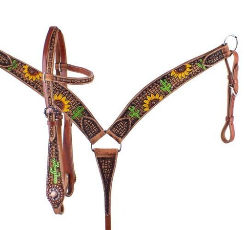 Cactus Breast Collar - Style A | 5 Star Equine