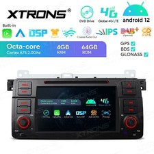 Autoradio Android 12 4/64gb Stereo Auto 7" BMW E46 CarPlay Navi GPS Xtrons WIFI - Miniatura 3