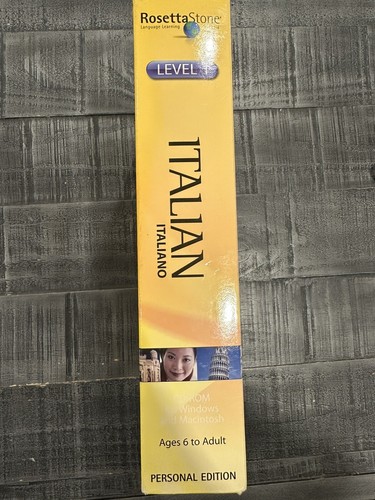 ROSETTA STONE ITALIAN Level 1 SW Language Course Learn Italian - Picture 3 of 7