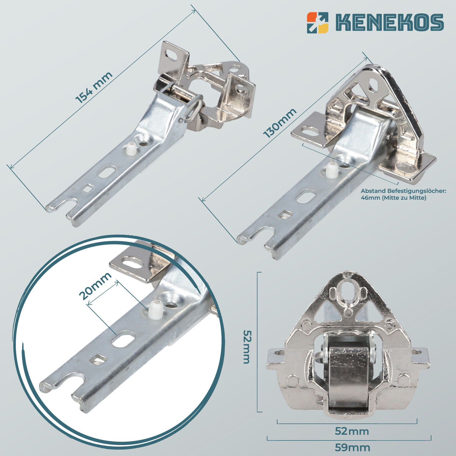 LIFKOME Gefrierschrank Clips 8-tlg - Halterungen Für Kühlschrank Regale