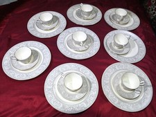 Franciscan Renaissance Masterpiece China Gold Rim Cup And Saucer and Plate Set