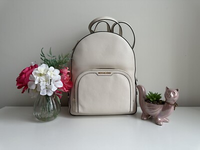 MICHAEL KORS JAYCEE LARGE ZIP POCKET BACKPACK $558 Michael Kors Jaycee Large Backpack, Black Signature PVC  main image 3