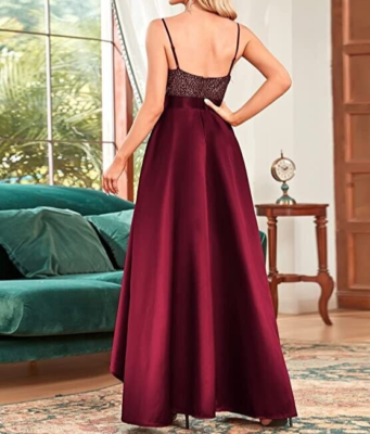 Ever-Pretty Women's V Neck Elegant A Line Hi-Low Empire Waist Prom Dress: UK 14 | eBay UK Ever-Pretty Women's V Neck Elegant A Line Hi-Low Empire Waist Prom Dress: UK 14 | eBay UK
