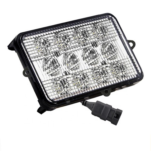 60W Rectangle LED Headlight Hood Light For Case IH Tractor 1394 2290 3594 4894 - Picture 10 of 11