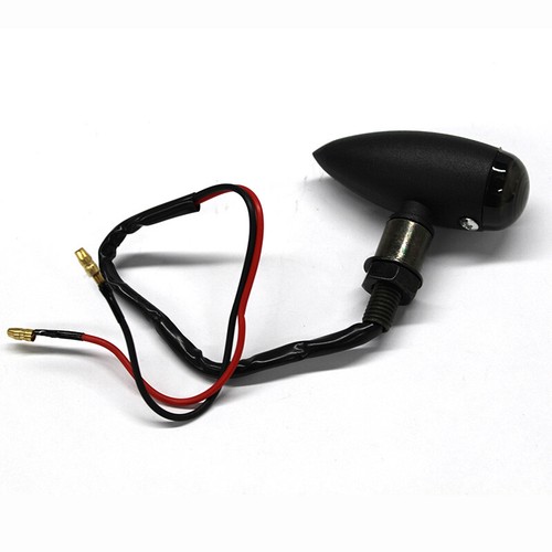 4x For Harley Sportster XL 1200 883 Custom Motorcycle Turn Signals Lights Black - Picture 10 of 12