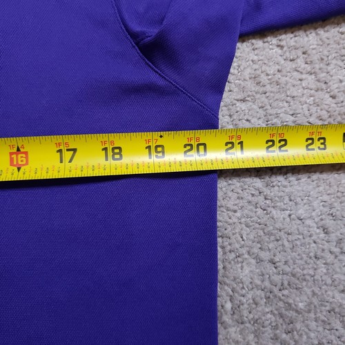 Nike Polo Shirt Men M Purple Dri-Fit ECU East Carolina Pirates Team Issue Golf - Picture 7 of 11