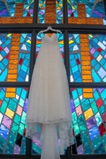 davids bridal wedding dress size 8