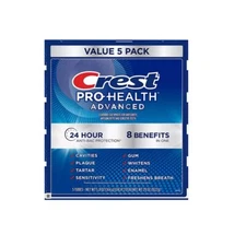 Crest Pro-Health Toothpaste, Advanced White for Teeth Whitening (5.8 oz, 5 pk.)