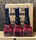 Lot/3 Pro 10 Nail Care Nail Lacquer Polish #00 Nocturne .5 Fl Oz New