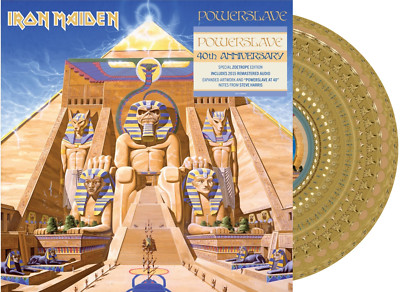 Iron Maiden - Powerslave Limited 40th Anni. Zoetrope Picture Disc Vinyl LP NEU