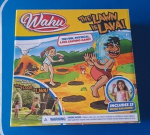 Wahu The Lawn Is Lava Outdoor Game Water Balloons Fun Imagination