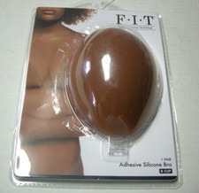 Adhesive Silicone Bra By F.I.T. Figure Improving Technology , B Cup, 1 Pair,New