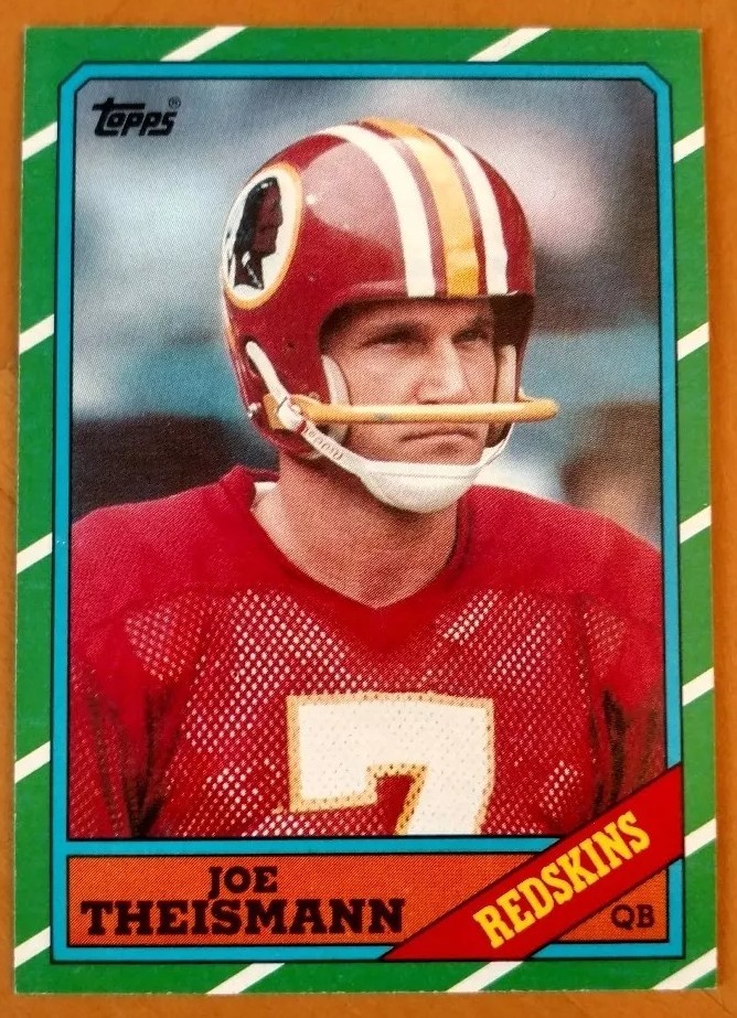Joe Theismann - Washington Redskins 1986 Topps # 171