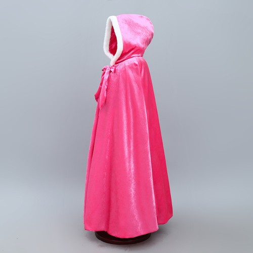 Christmas Halloween Elsa Snow White Princess Winter Girls' Toddler Cape Cloak - Picture 45 of 49