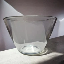 Anchor Hocking Large Bowl 4 QT 4L Splash Proof Mixing Clear Tapered Baking Dough