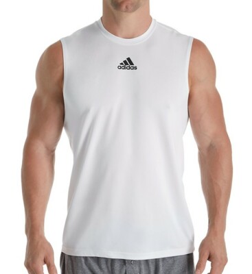Mens Adidas Climalite Sleeveless T 