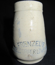 ANCIEN FRENZEL'S DUSSELDORF 86 mm POT à MOUTARDE moutardier old mustard jar