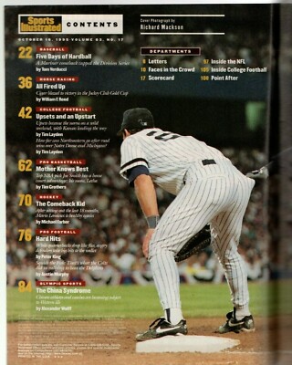 Sports Illustrated October 16 1995 Ken Griffey Jr Seattle Mariners