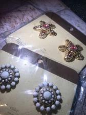 2 NEW Lindsay Phillips Interchangeable Snaps Charms forShoes Rea Starfish Violet