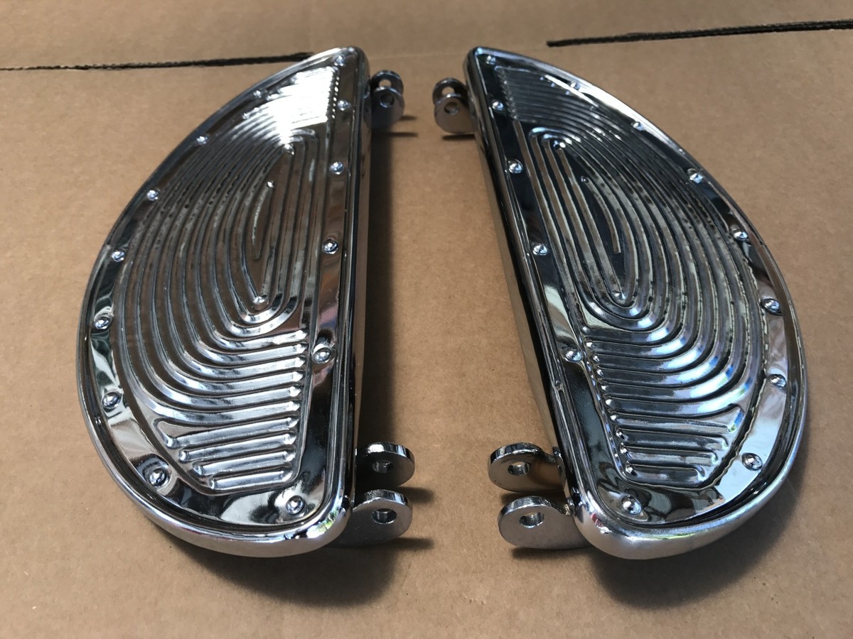 Harley Flathead Panhead Chrome Metal Floorboards WLA 50603-40CM