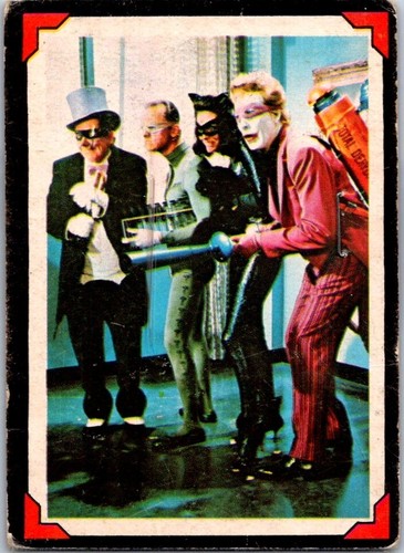 1966 OPC Batman Riddler Back #18 A Fearsome Foursome