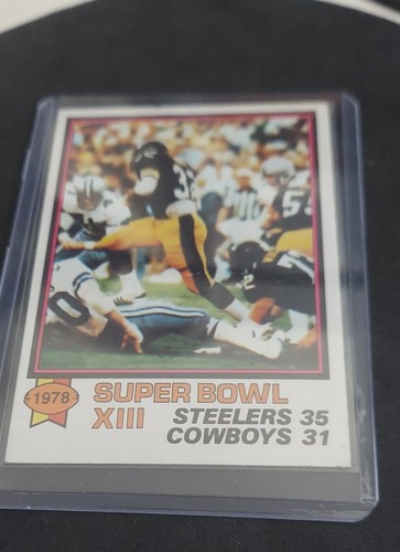 Super Bowl XIII #168 1979 Topps card