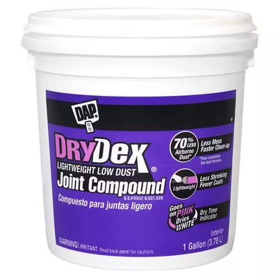Drydex 128Oz Lightweight Low Dust Interior Joint Compound
