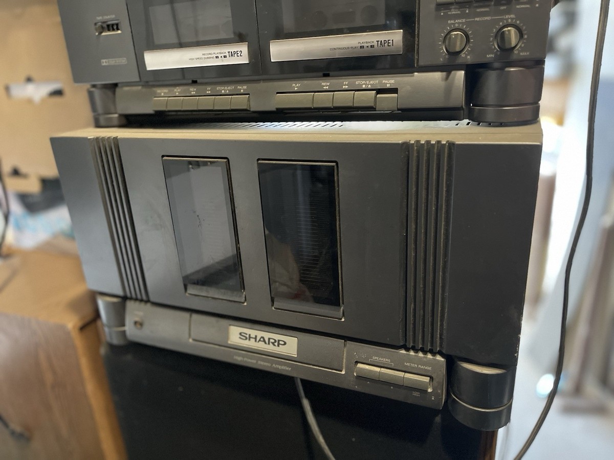 AS IS Sharp SX-8800 (GY) High Power Stereo Amplifier POWERS ON NOT