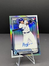 2024 Bowman Draft Aaron Parker 1st Refractor Auto /499 Toronto Blue Jays