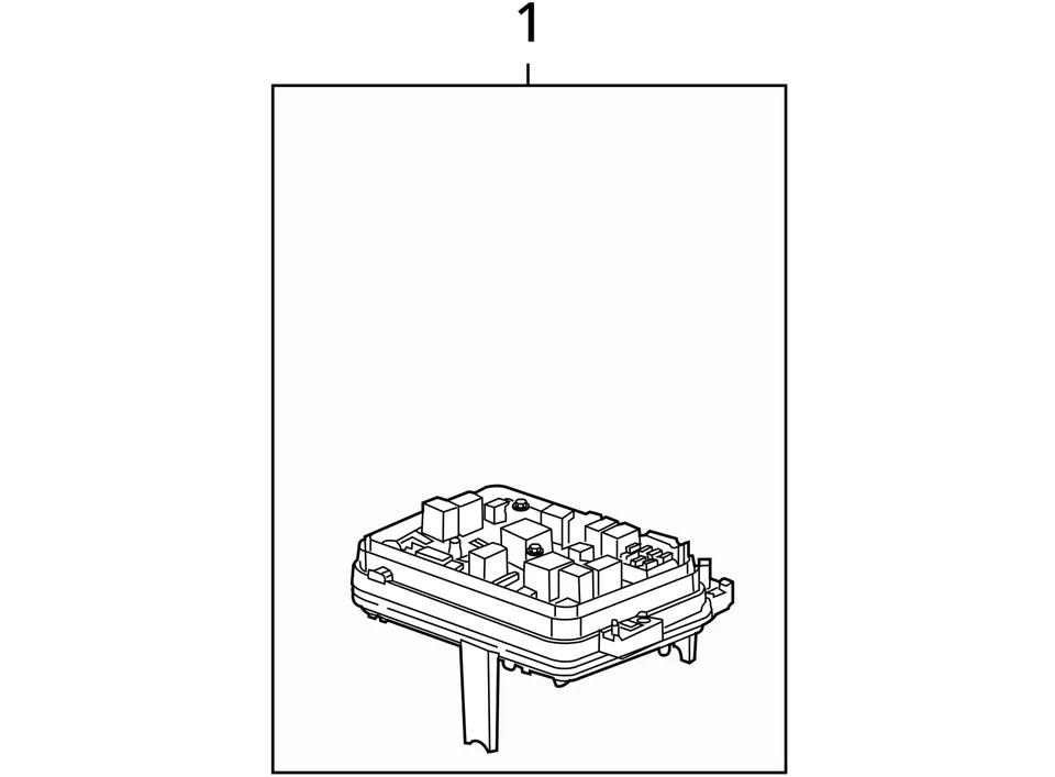 Chevrolet Equinox 2017-2017 caja de fusibles caja de fusibles módulo de relé 84080470 M1VY7 Foto 4 de 4