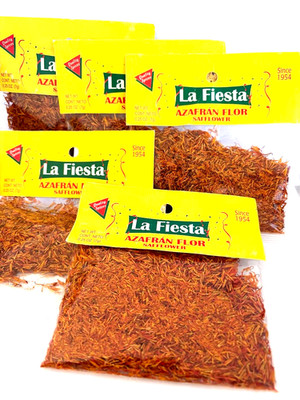 Azafran (Safflower) Wt.1/4OZ  (7G) NEW  Pack of 5   (Best JUN 2027)