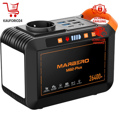 Powerstation 26400mAh 98Wh Lithium-Ionen Akku 120W Peak Solar Generator Camping