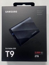 Samsung T9 Portable SSD 1TB Black 2000MB/s Ex...